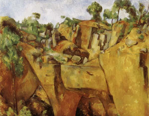Paul Cezanne Quarry at Bibemus Sweden oil painting art